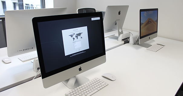 computer equipment used in it training in london