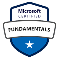 microsoft-azure-fundamentals-course-badge Microsoft Certified Fundamentals badge for Microsoft Azure Fundamentals Course
