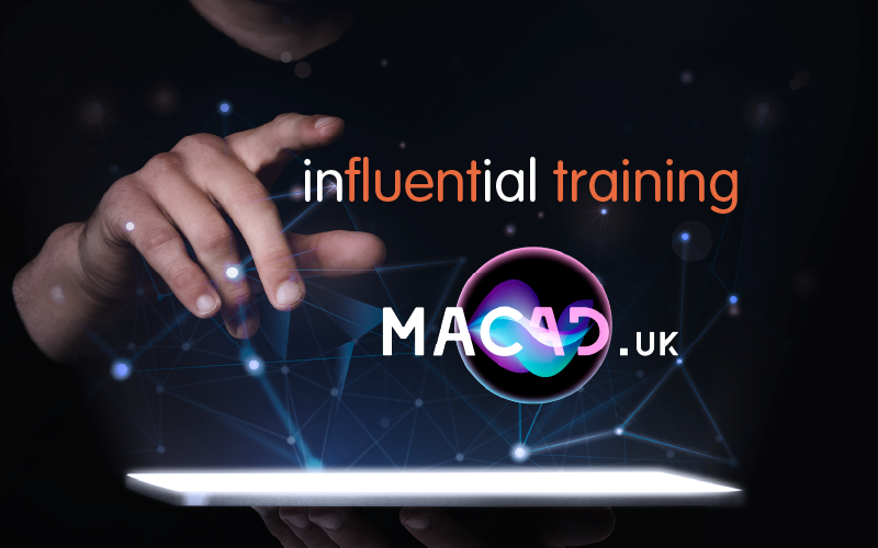 Influential Training and MacAD logo